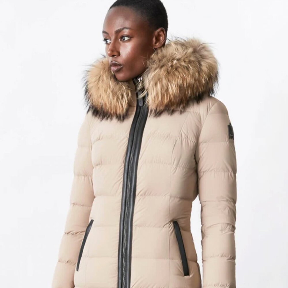 MACKAGE: CALLA DOWN COAT WITH REMOVABLE FUR TRIM
